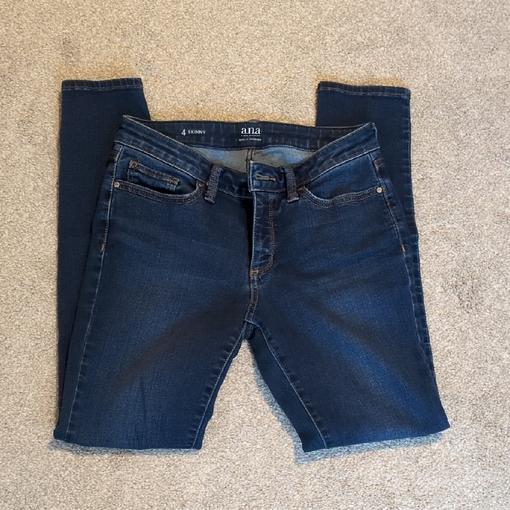 a.n.a Women's Dark Blue Jeans
